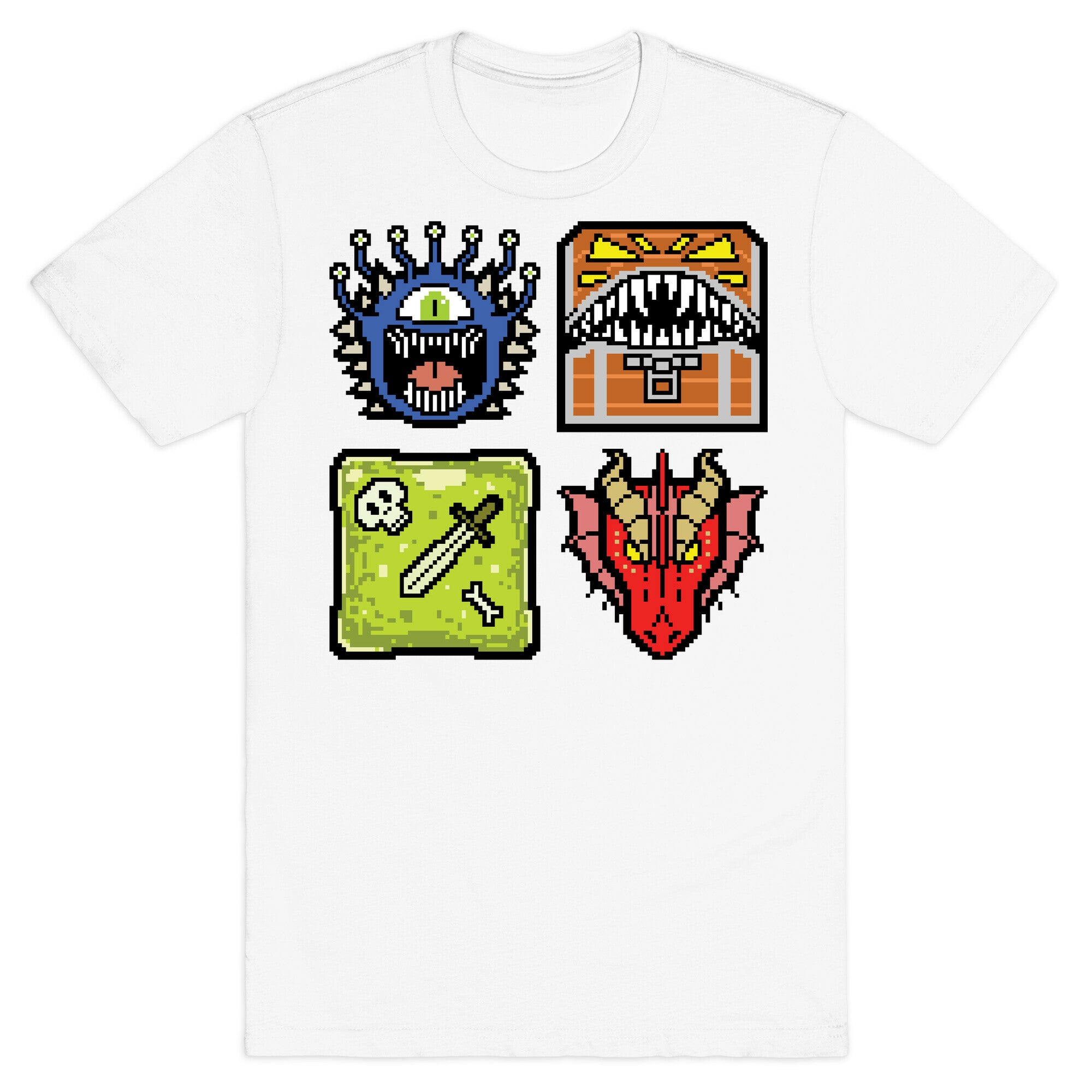 Pixel DnD Monsters T-Shirt